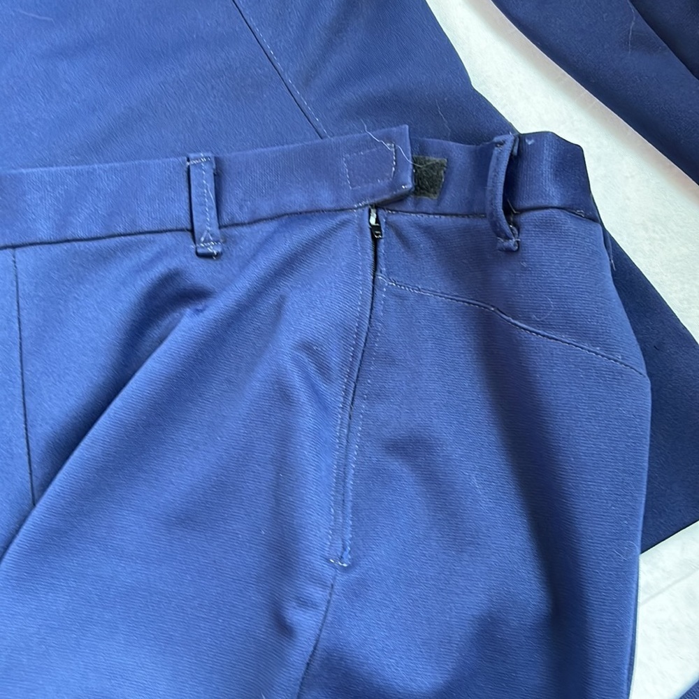 Windsong Farms custom blue copper showmanship/horsemanship shirt  pants Sz S - Picture 13 of 16